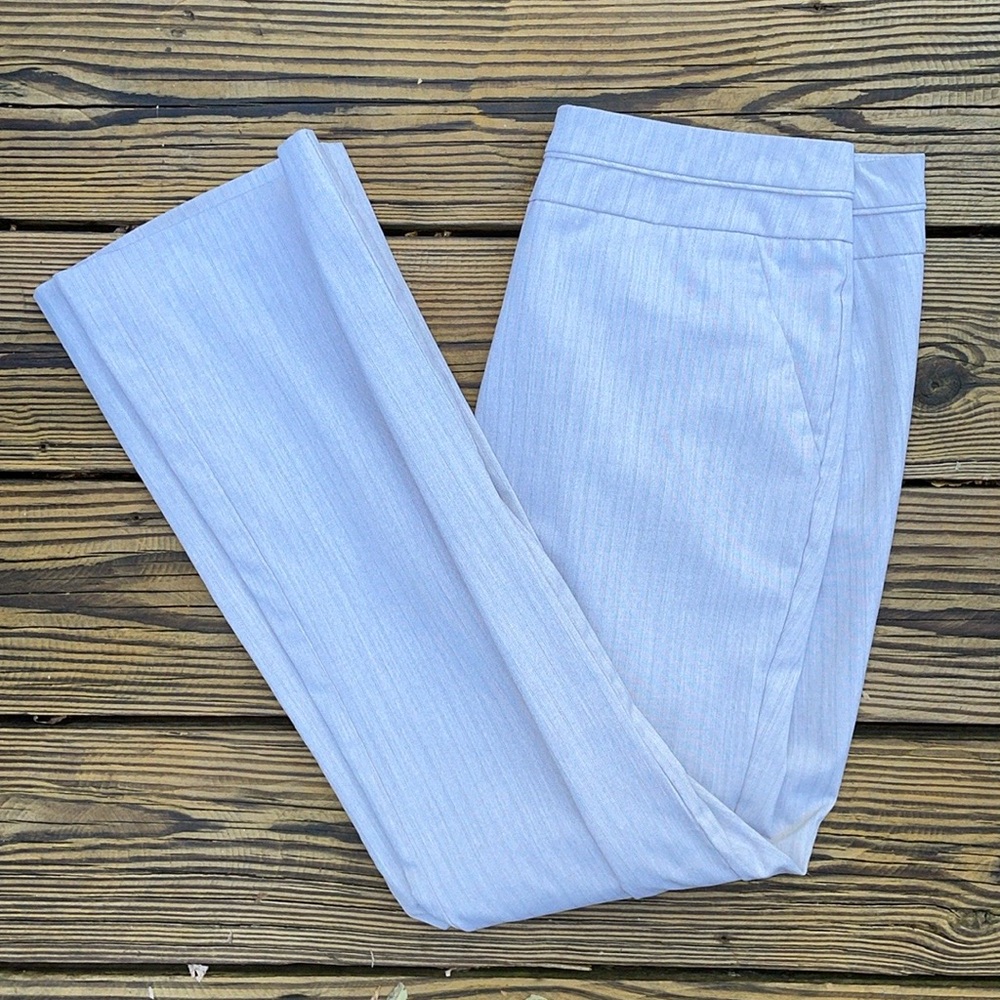 NY&CO Low-Rise Pinstriped Bootcut Slacks